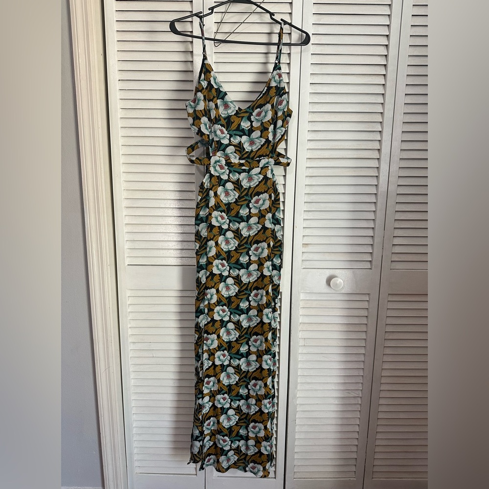 Black floral Maxi dress